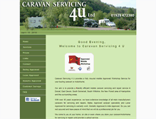 Tablet Screenshot of caravanservicing4u.co.uk
